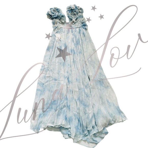 FREE PEOPLE Mango Mambo Maxi Dress In Blue (size XS) NWT - Picture 10 of 14